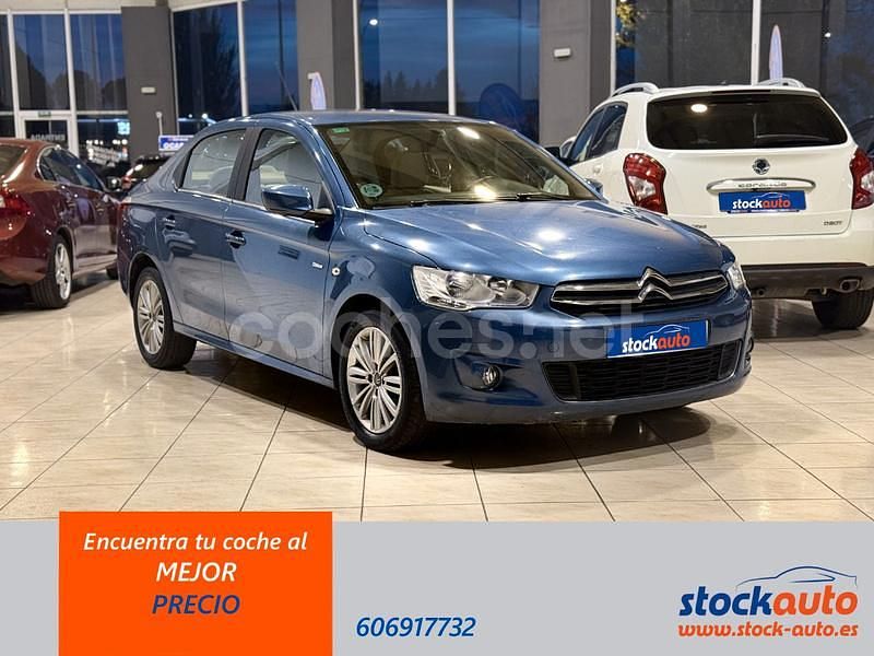Azul Usado 2015 Citroën C-Elysee I Exclusive Berlina | 7700 € (Precio justo) - Imagen 1/4