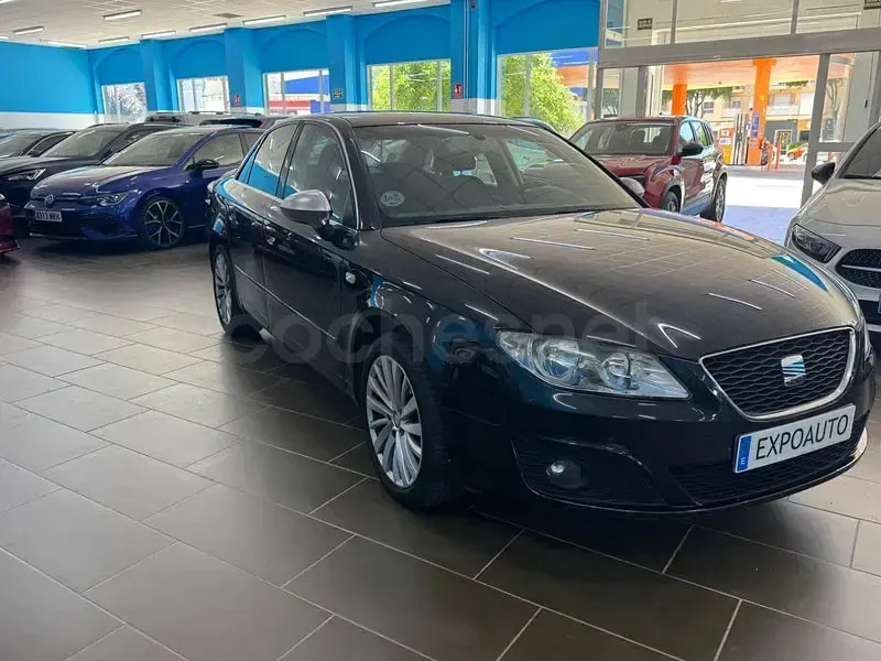 Usado Seat Exeo Style 120 CV (88 kW) 2012 Negro Berlina