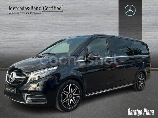 Negro Usado 2022 Mercedes V220 Avantgarde Monovolumen | 59.500 € (Caro) - Imagen 1/4