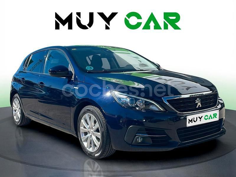 Azul Usado 2019 Peugeot 308 Style Berlina | 9990 € (Precio justo) - Imagen 1/4