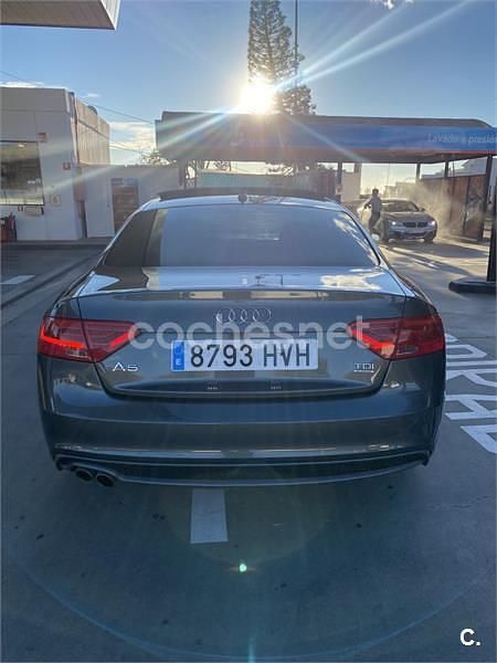 Usado Audi A5 S-Line 177 CV (130 kW) 2014 Gris / plata Coupe