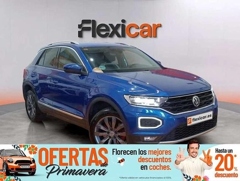 Usado VW T-Roc Sport 150 CV (110 kW) 2019 Azul SUV