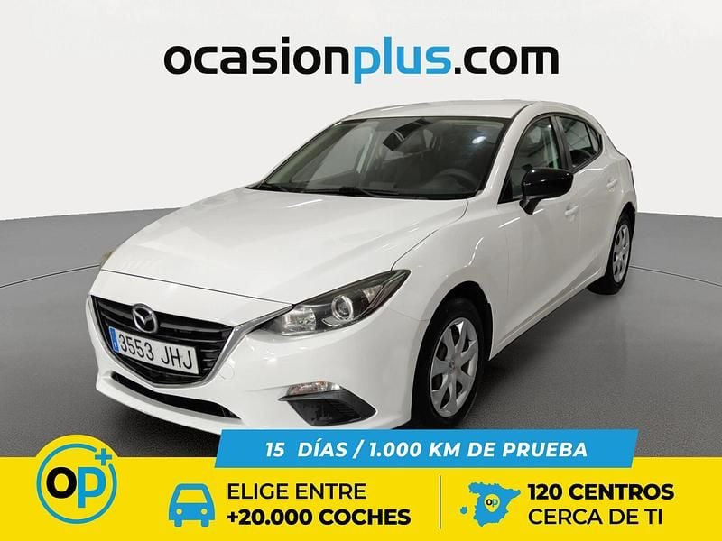 Usado Mazda 3 101 CV (74 kW) 2015 Blanco Berlina