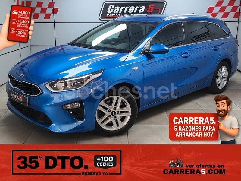 Usado Kia Ceed 140 CV (102 kW) 2019 Azul Utilitario