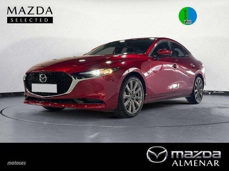 Rojo Usado 2021 Mazda 3 Berlina | 19.900 € (Buen precio) - Imagen 1/4