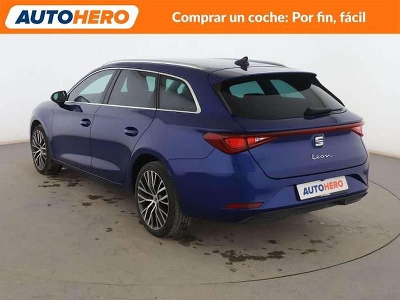 Usado Seat Leon XCELLENCE 150 CV (110 kW) 2020 Azul Familiar