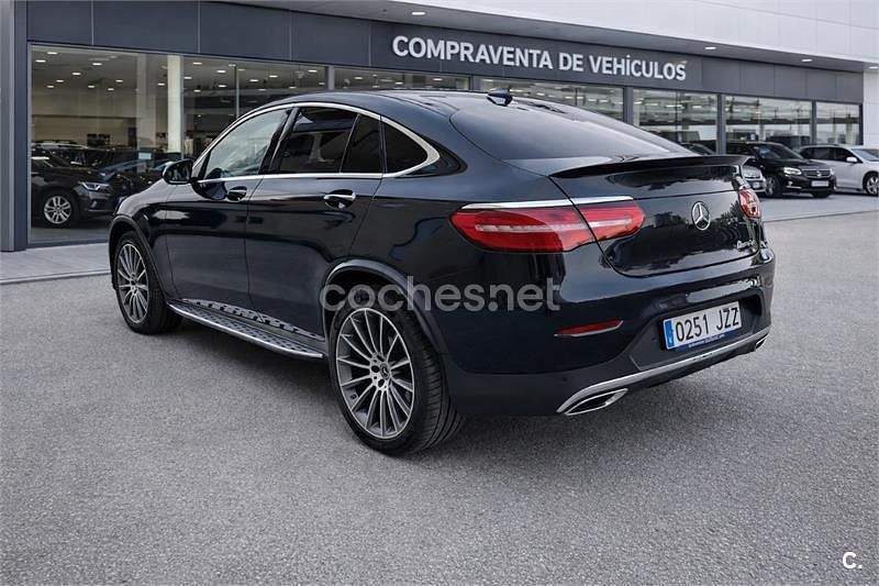 Usado Mercedes GLC250 204 CV (150 kW) 2017 Negro Coupe