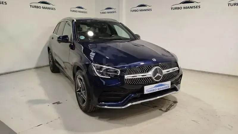 Usado Mercedes GLC220 194 CV (142 kW) 2021 Azul SUV