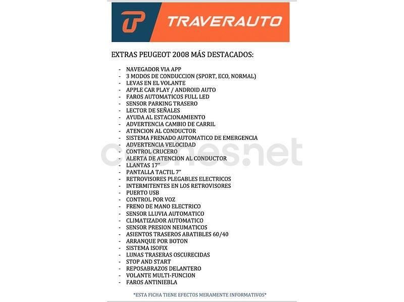 Usado Peugeot 2008 Allure 131 CV (96 kW) 2023 Blanco SUV