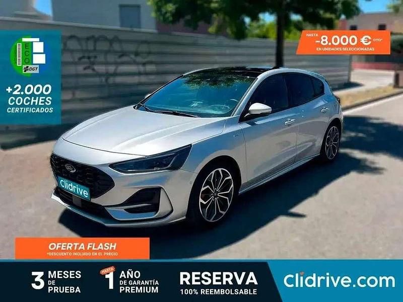 Gris Usado 2023 Ford Focus ST-Line X Berlina | 20.890 € (Precio justo) - Imagen 1/4