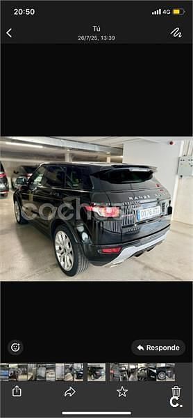 Negro Usado 2013 Land Rover Range Rover evoque Prestige SUV | 10.500 € (Precio justo) - Imagen 1/2
