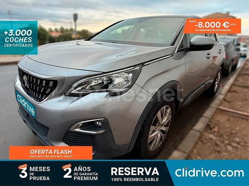 Gris / plata Usado 2017 Peugeot 3008 Allure SUV | 9890 € (Buen precio) - Imagen 1/3