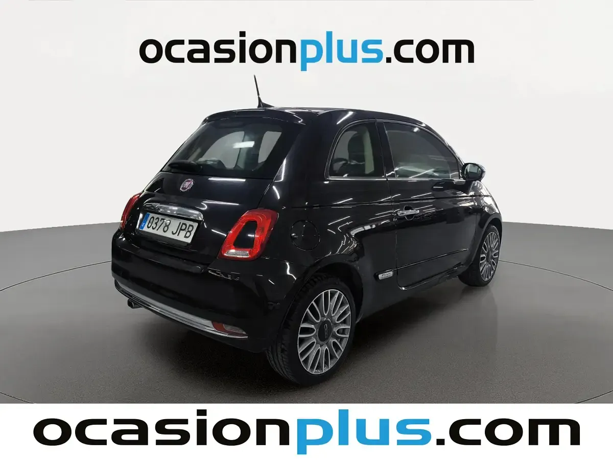 Usado Fiat 500 Lounge 69 CV (50 kW) 2016 Negro Utilitario