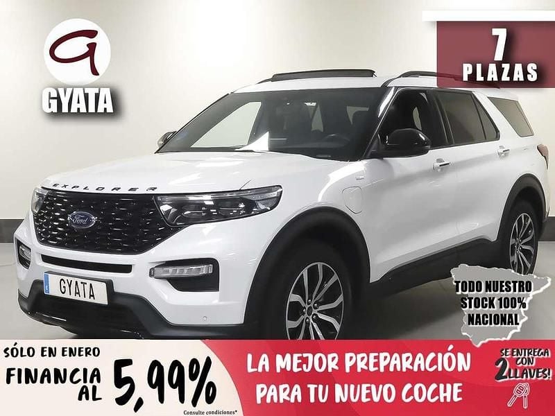Blanco Usado 2023 Ford Explorer ST-Line SUV | 52.990 € (Precio justo) - Imagen 1/4