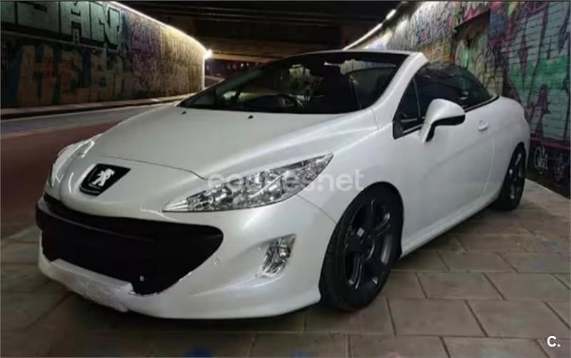 Blanco Usado 2009 Peugeot 308 CC Descapotable | 8500 € (Un poco caro) - Imagen 1/4