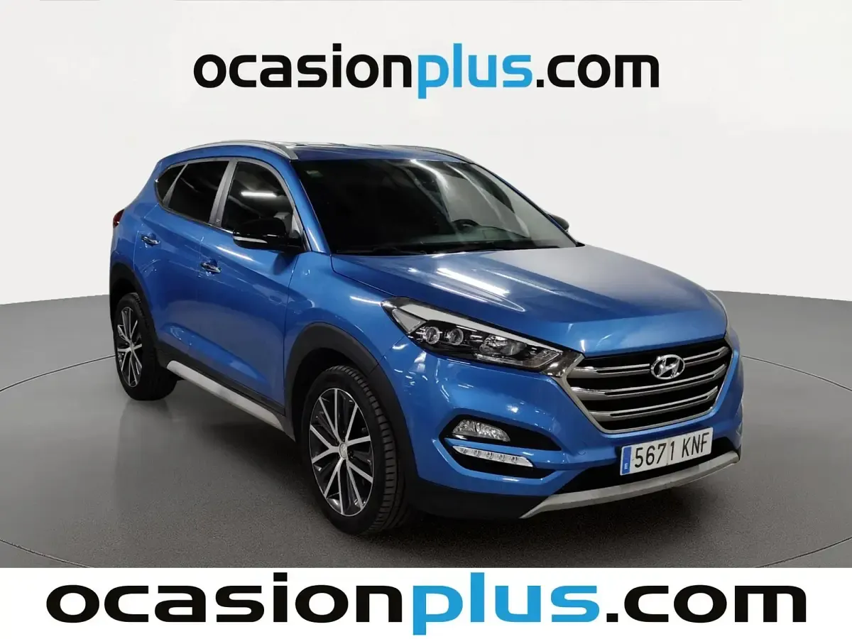 Usado Hyundai Tucson GO! 115 CV (84 kW) 2018 Azul SUV