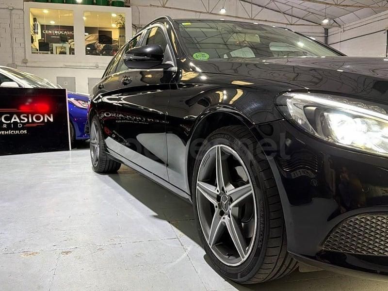 Usado Mercedes C220 170 CV (125 kW) 2016 Negro Familiar