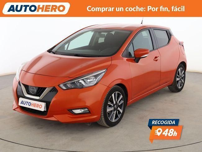 Usado Nissan Micra Acenta 101 CV (74 kW) 2019 Naranja Utilitario