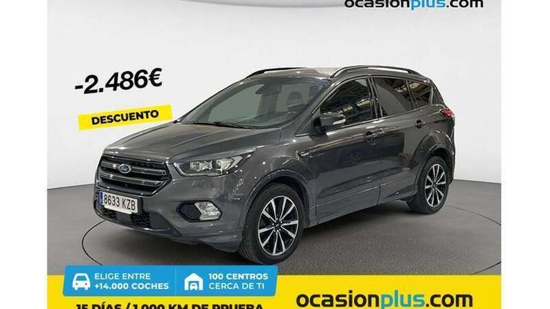Gris Usado 2019 Ford Kuga ST-Line SUV | 17.264 € (Super precio) - Imagen 1/4