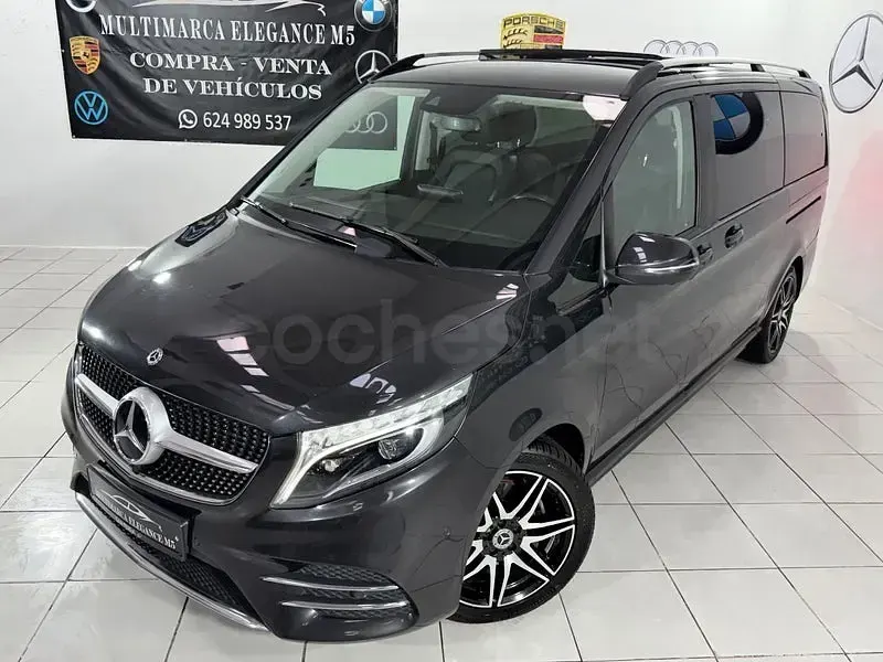 Usado Mercedes V300 Exclusive 239 CV (175 kW) 2020 Gris / plata Monovolumen