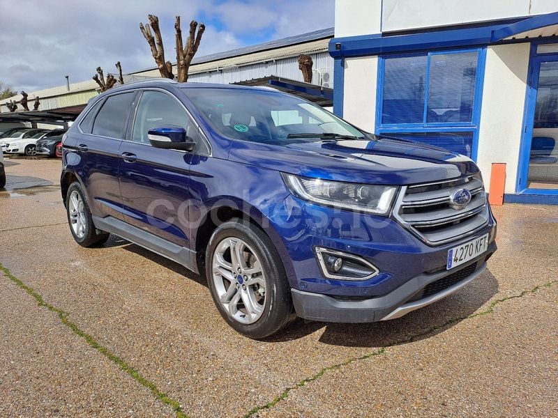 Azul Usado 2017 Ford Edge Titanium SUV | 17.900 € (Super precio) - Imagen 1/4