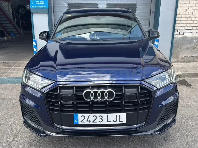Usado Audi Q7 S-Line 456 CV (335 kW) 2020 Azul SUV