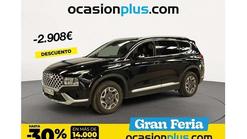 Negro Usado 2021 Hyundai Santa Fe SUV | 28.810 € (Precio justo) - Imagen 1/4
