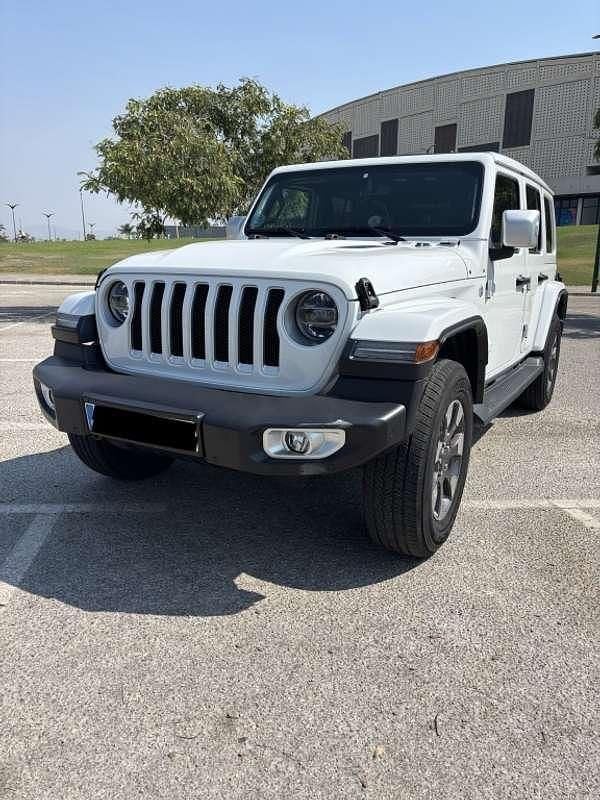 Blanco Usado 2020 Jeep Wrangler Unlimited Sahara SUV | 48.500 € (Buen precio) - Imagen 1/4