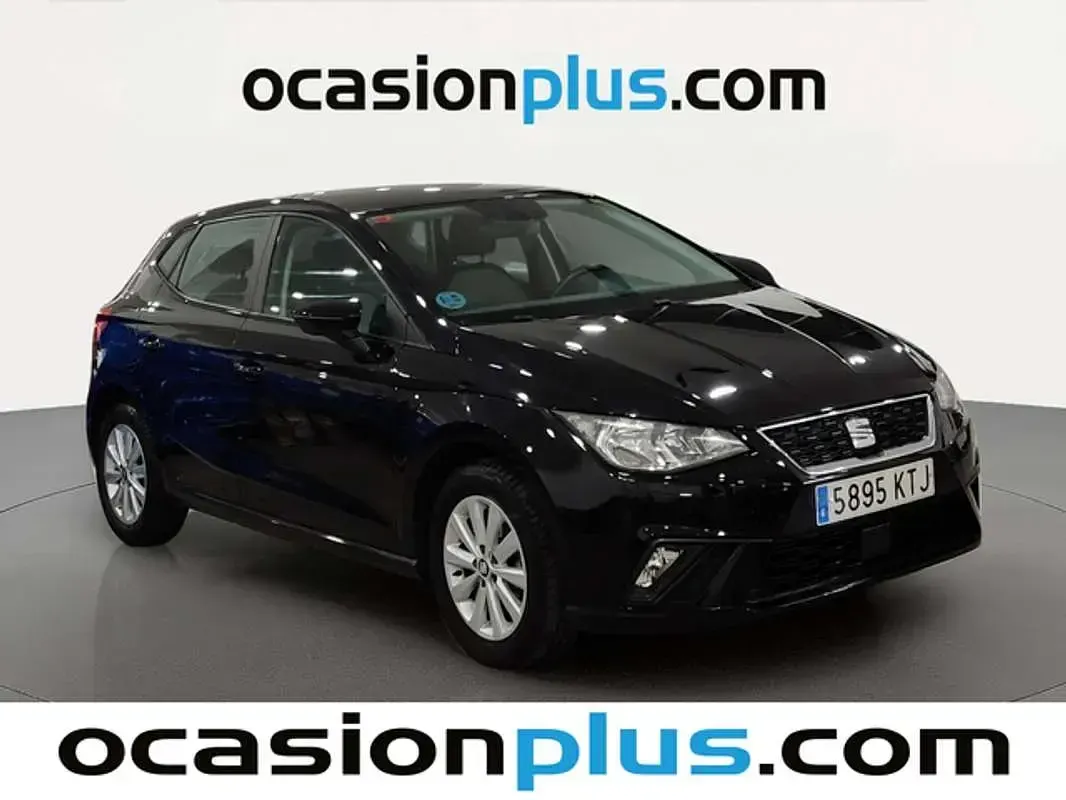 Usado Seat Ibiza Style 80 CV (58 kW) 2019 Negro Utilitario