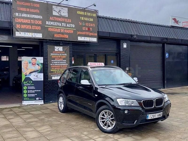 Usado BMW X3 177 CV (130 kW) 2012 Negro SUV