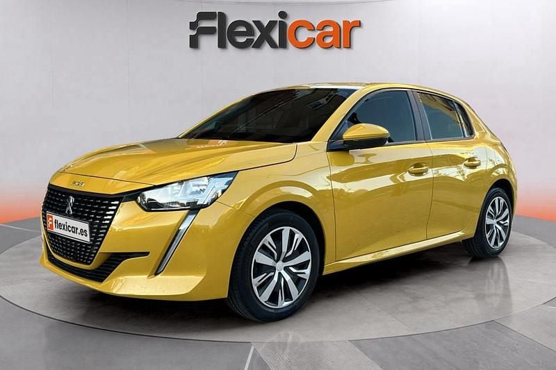Usado Peugeot 208 Active 101 CV (74 kW) 2020 Amarillo Utilitario