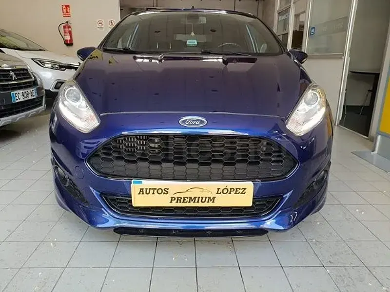 Usado Ford Fiesta ST-Line 125 CV (91 kW) 2017 Azul Utilitario