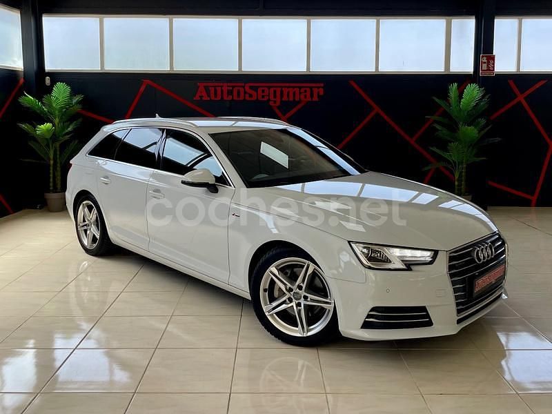 Usado Audi A4 S-Line 190 CV (139 kW) 2017 Blanco Familiar