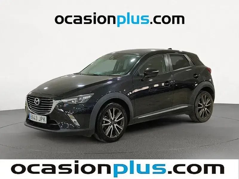 Negro Usado 2016 Mazda CX-3 Luxury SUV | 14.090 € (Precio justo) - Imagen 1/4