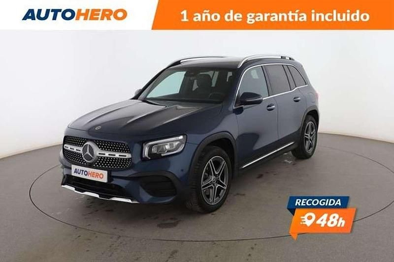 Azul Usado 2022 Mercedes GLB200 AMG line SUV | 35.618 € (Buen precio) - Imagen 1/3