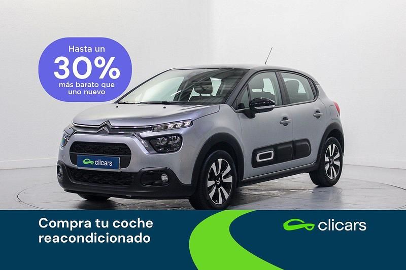 Gris Usado 2021 Citroën C3 Feel Berlina | 10.490 € (Precio justo) - Imagen 1/4