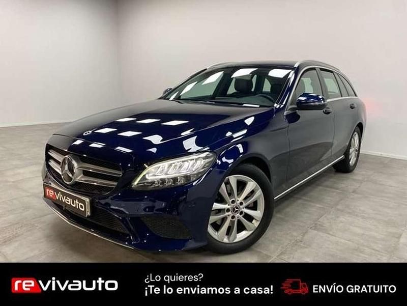 Usado Mercedes C220 194 CV (142 kW) 2019 Azul Familiar