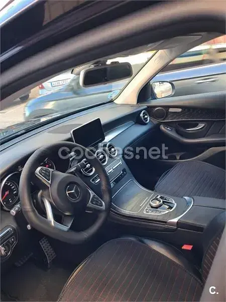 Usado Mercedes GLC220 170 CV (125 kW) 2018 Negro SUV