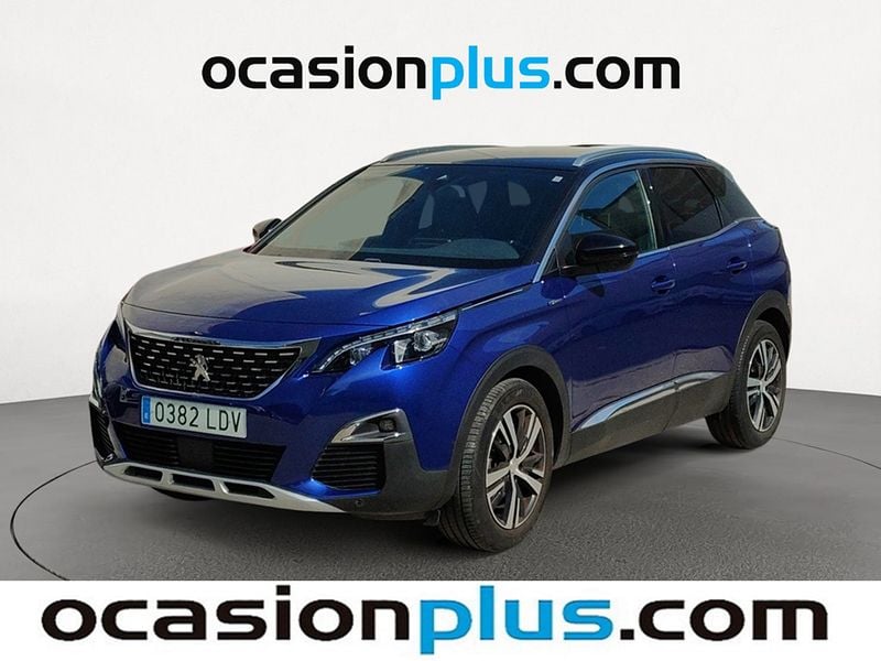 Azul Usado 2020 Peugeot 3008 GT-line SUV | 18.091 € (Precio justo) - Imagen 1/4