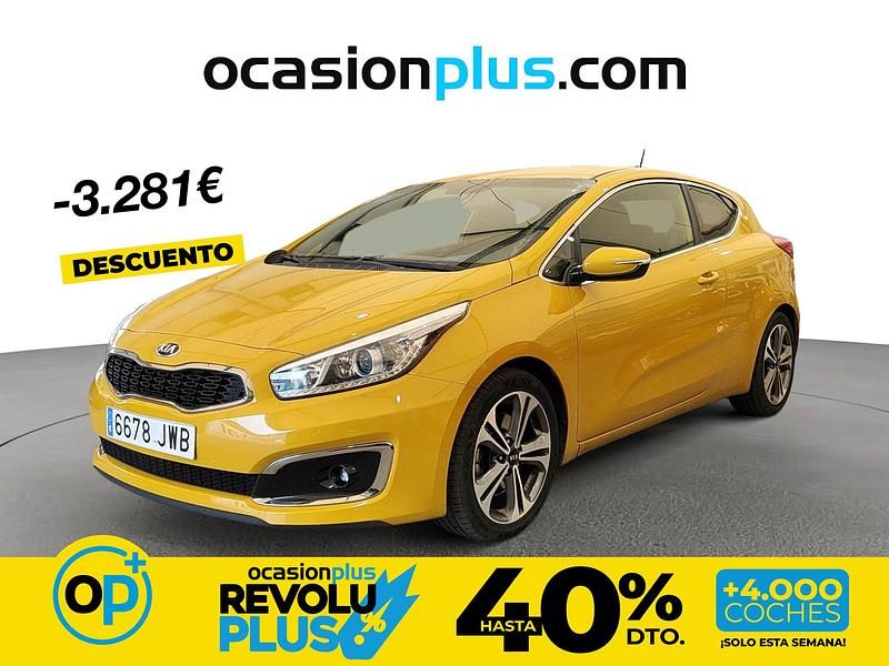 Usado Kia Ceed GT 136 CV (100 kW) 2017 Amarillo Berlina