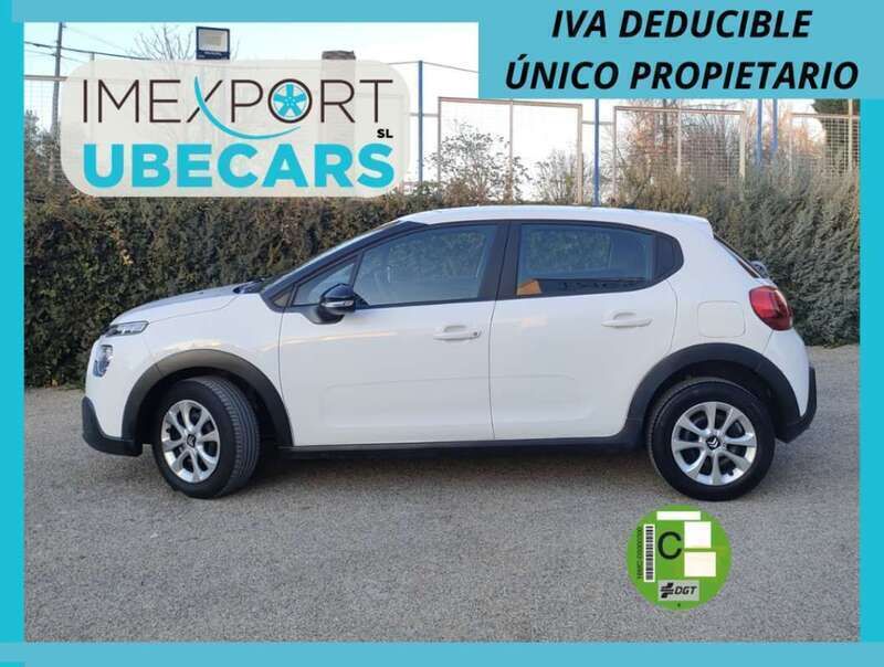 Blanco Usado 2021 Citroën C3 Live Utilitario | 9900 € (Precio justo) - Imagen 1/4