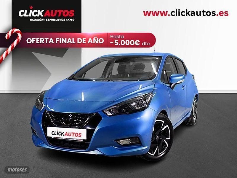 Azul Usado 2021 Nissan Micra Acenta Berlina | 11.100 € (Buen precio) - Imagen 1/4