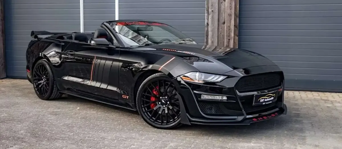 Usado Ford Mustang GT 449 CV (330 kW) 2018 Negro Descapotable