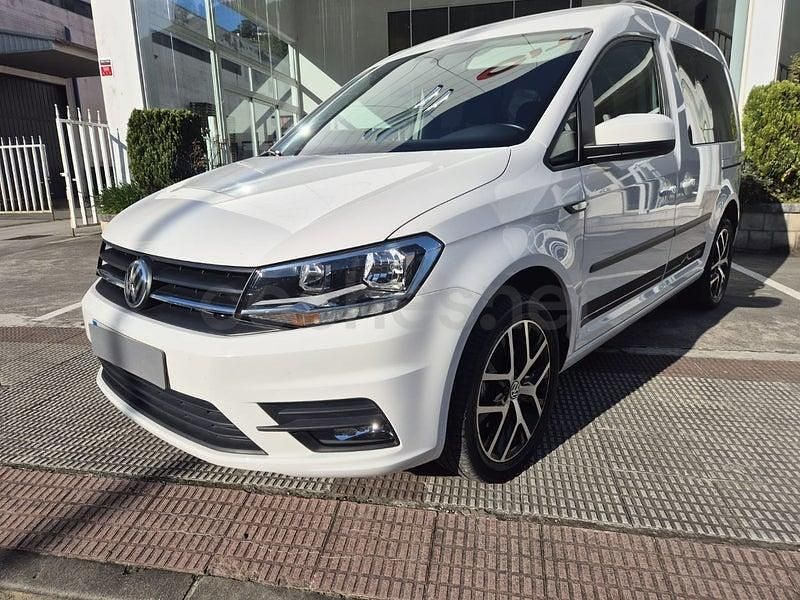 Usado VW Caddy 102 CV (75 kW) 2020 Blanco Monovolumen