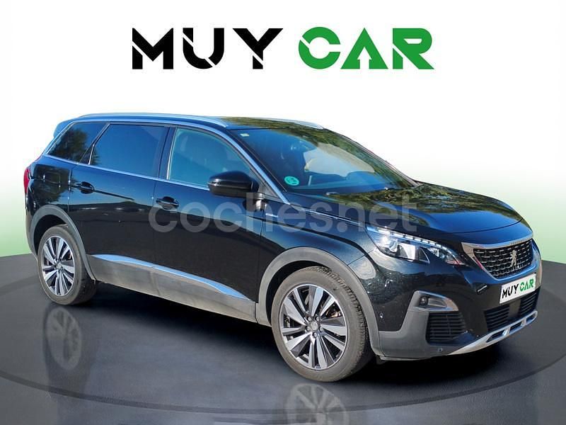 Negro Usado 2018 Peugeot 5008 GT-line SUV | 15.990 € (Precio justo) - Imagen 1/4