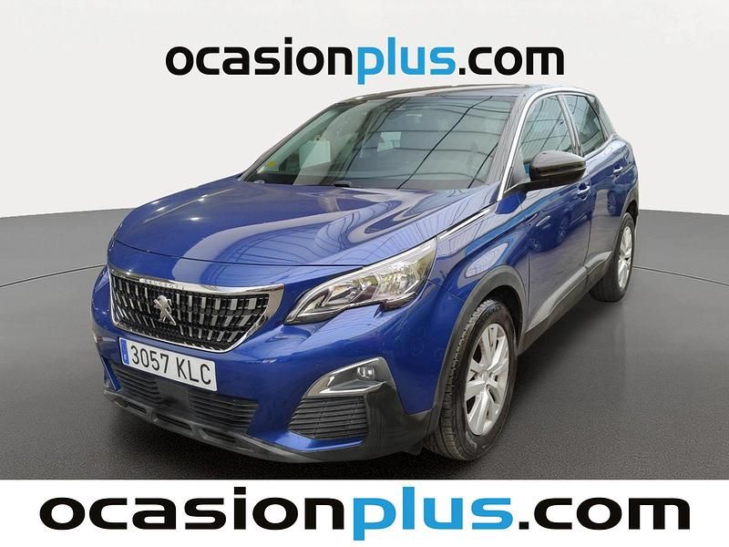 Azul Usado 2018 Peugeot 3008 Active SUV | 13.628 € (Buen precio) - Imagen 1/4