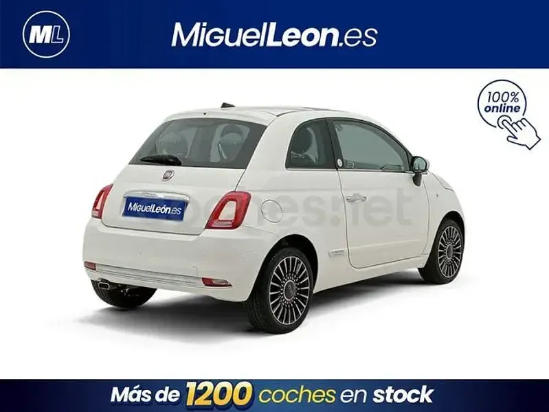 Usado Fiat 500 Mirror 69 CV (50 kW) 2018 Blanco Berlina