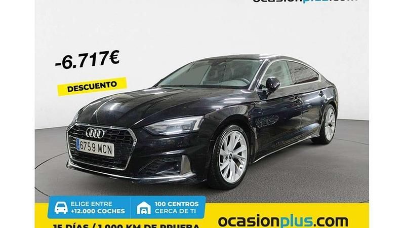 Negro Usado 2022 Audi A5 Sportback Advanced Berlina | 31.810 € (Super precio) - Imagen 1/4