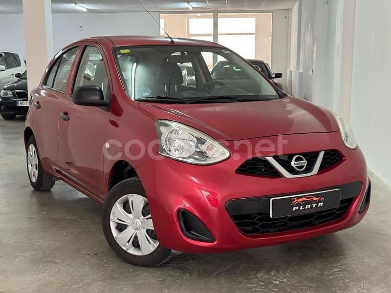 Rojo Usado 2013 Nissan Micra Visia Berlina | 5990 € (Precio justo) - Imagen 1/4