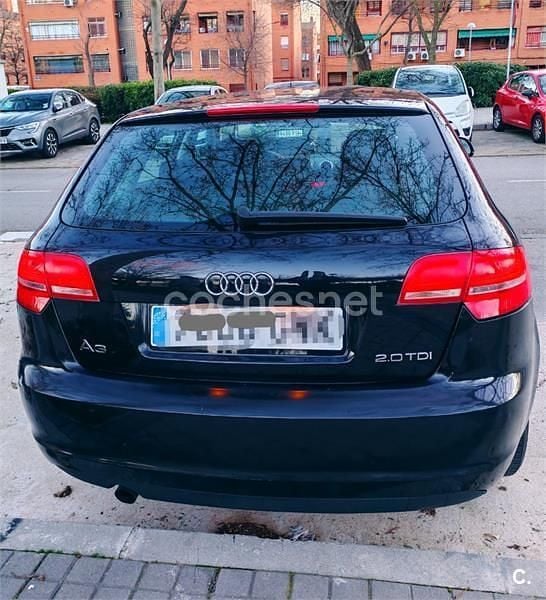 Usado Audi A3 Attraction 140 CV (102 kW) 2010 Negro Utilitario